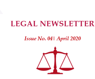 Legal Newsletter | April 2020