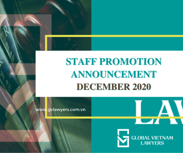 Staff Promotion Announcement in December 2020