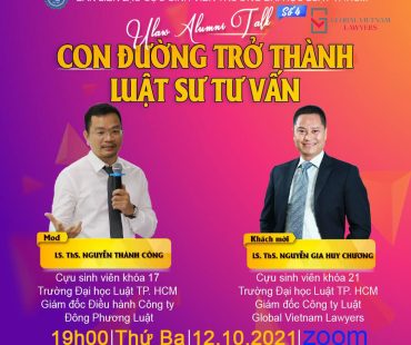 Lawyer Nguyen Gia Huy Chuong Accompanying Ulaw Alumni Talk 2021