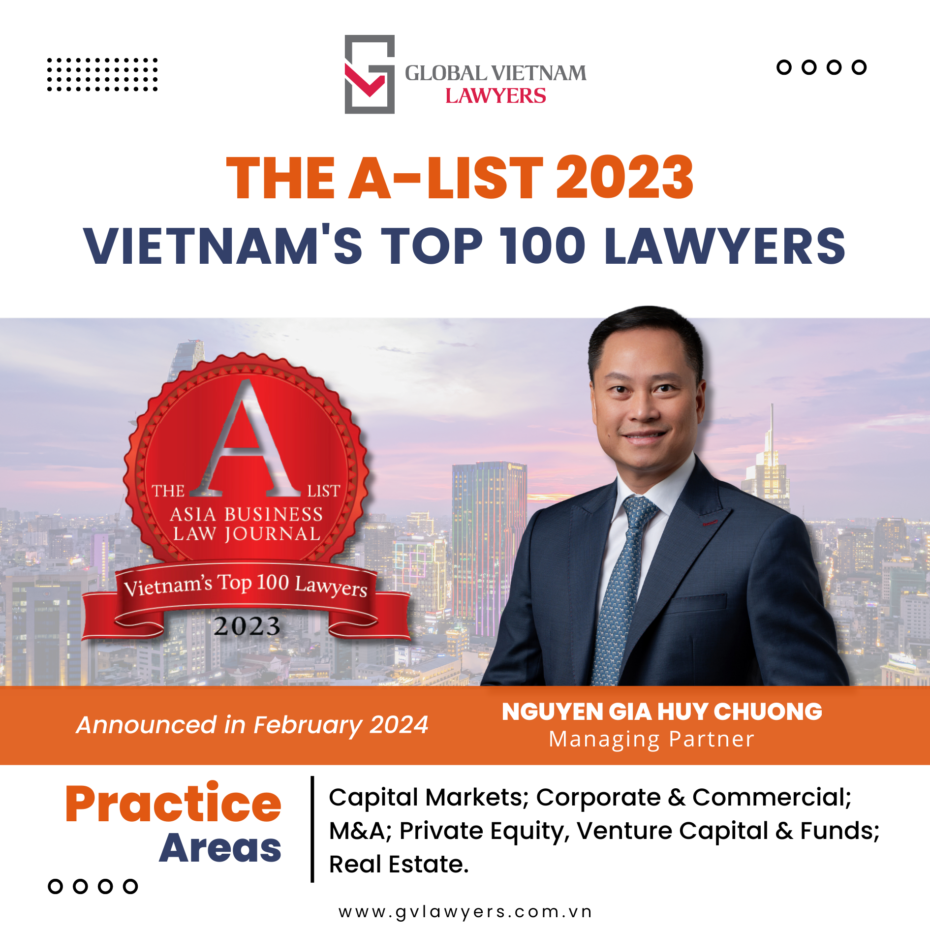 2023 The A List Vietnam Top 100 Lawyers