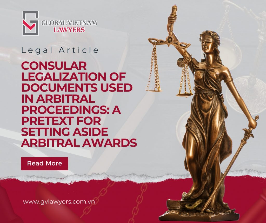 Consular legalization of documents used in arbitral proceedings. EN