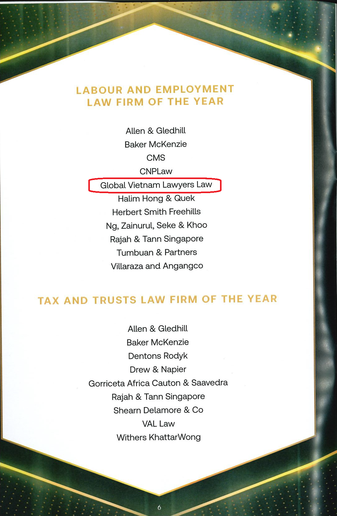 Labour Employment Law Firm of The Year