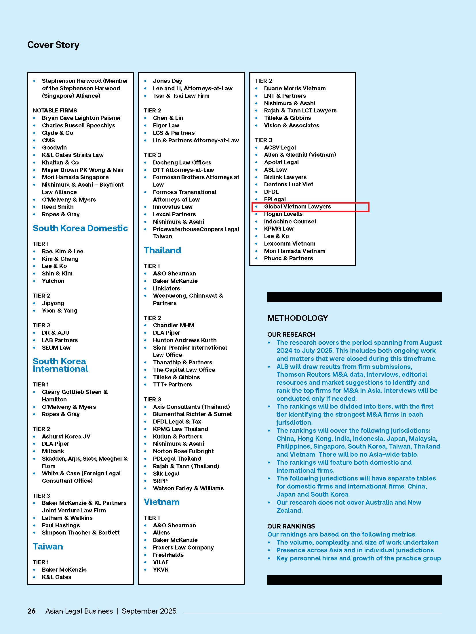 Asian Legal Business (ALB) Asia M&A Rankings 2024 page0028 1