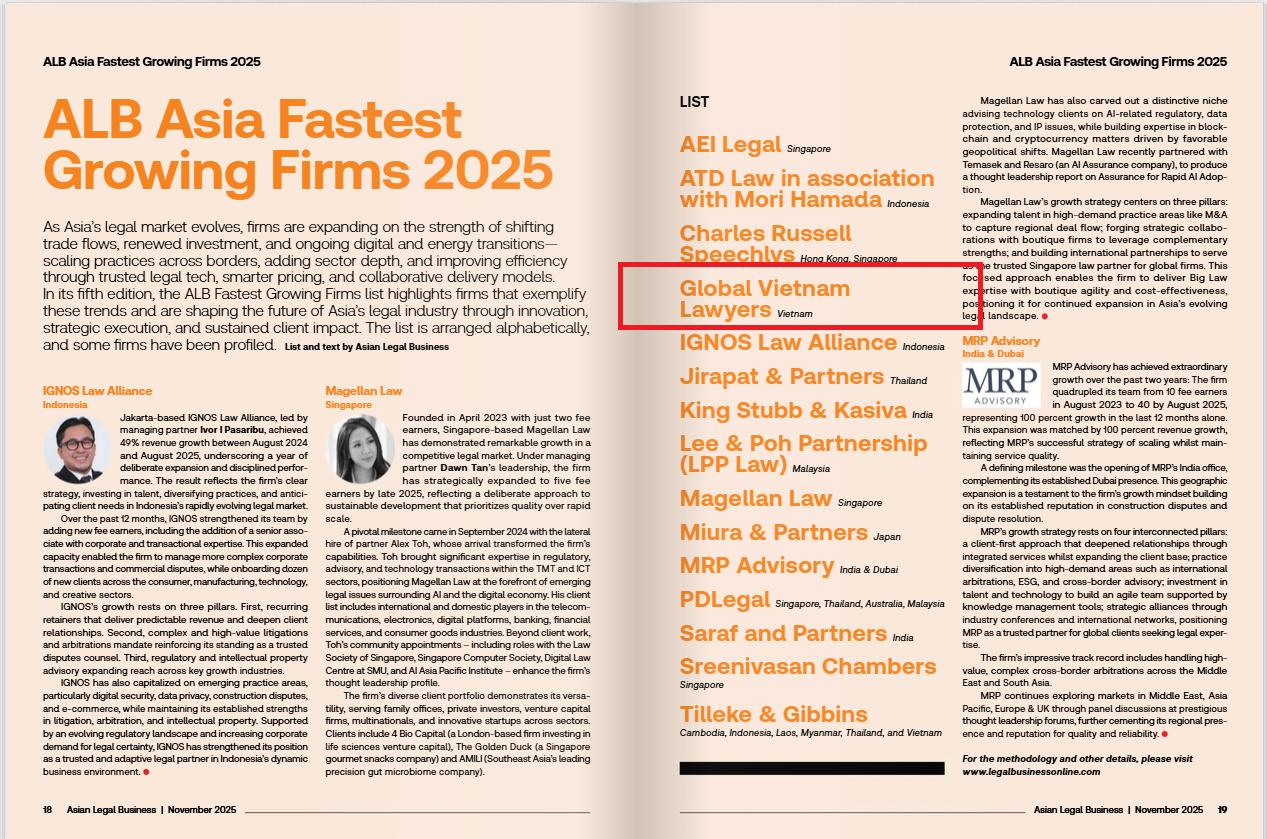 Asian Legal Business (ALB) Fastest Growing Law Firms 2025 ALB Asia Fastest Growing Firms 2025 01
