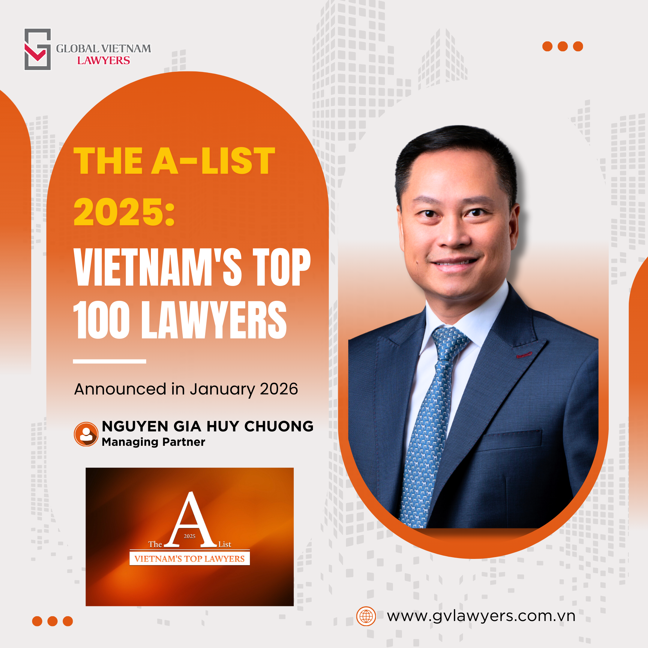 2025 The A List Vietnam Top 100 Lawyers