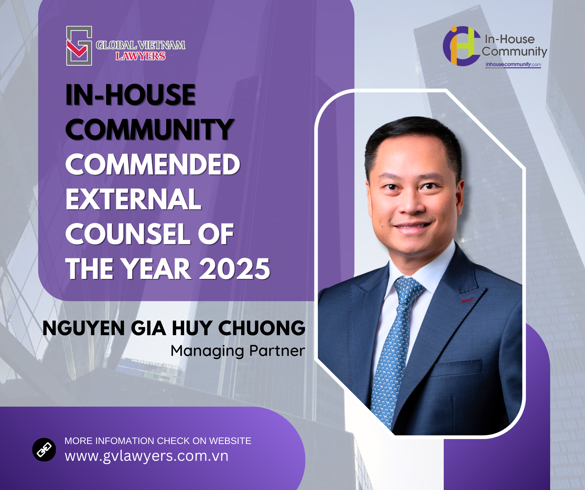 IHC Commended External Counsel of the Year 2025