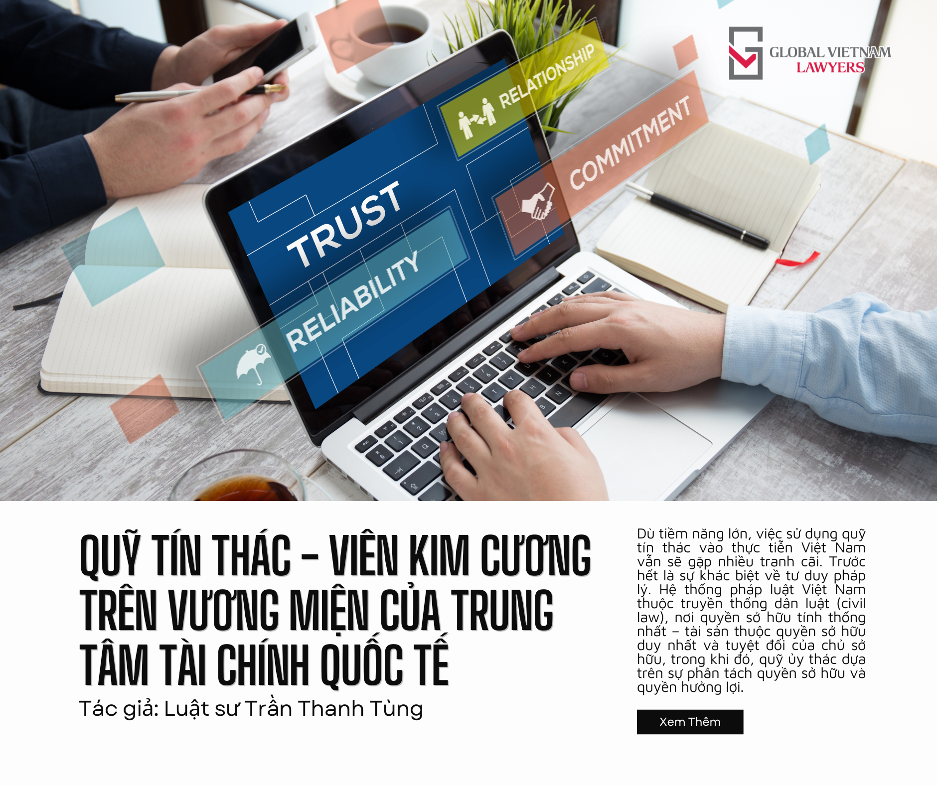 Quy tin thac – Vien kim cuong tren vuong mien cua trung tam tai chinh quoc te TTT
