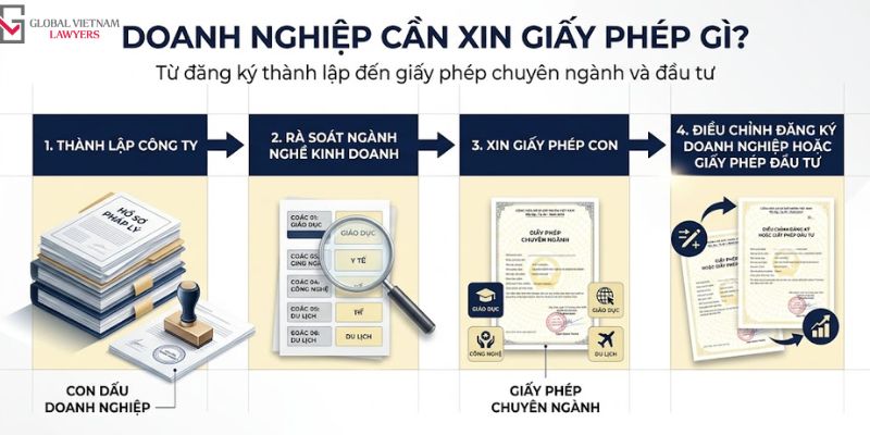 Thủ tục cấp phép cho doanh nghiệp
