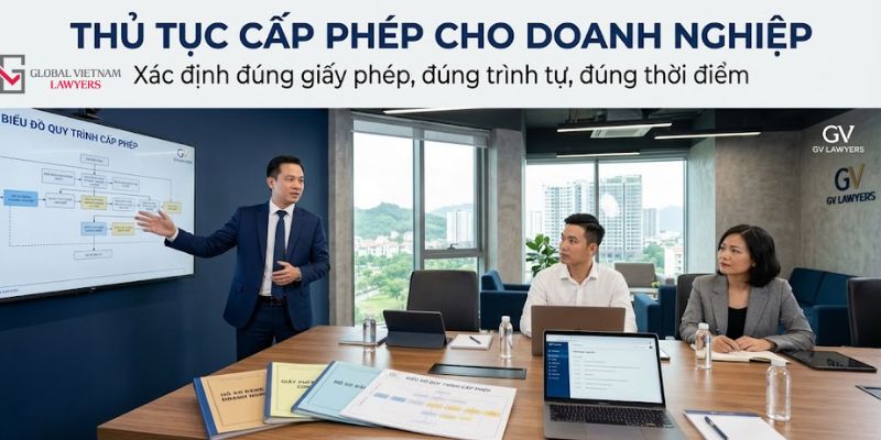 Thủ tục cấp phép cho doanh nghiệp