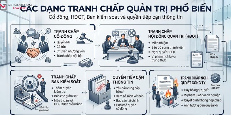 tranh chấp quản trị công ty