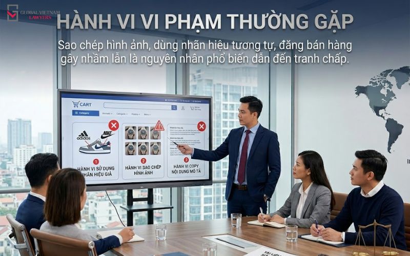 tranh chấp sở hữu trí tuệ trên sàn thương mại điện tử