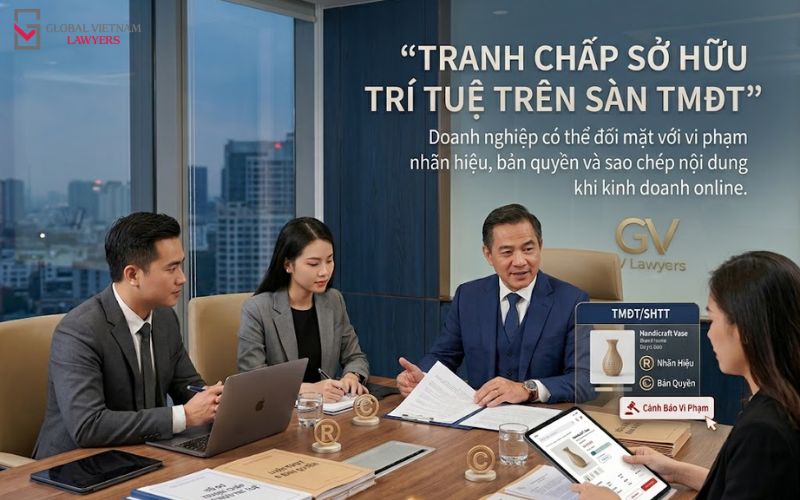 tranh chấp sở hữu trí tuệ trên sàn thương mại điện tử