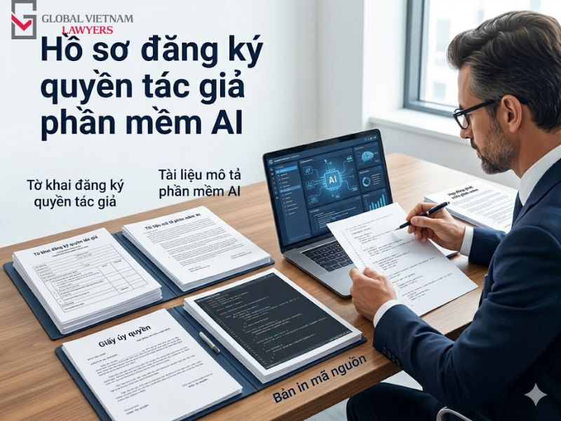 Quy trình đăng ký bảo hộ quyền tác giả cho phần mềm AI bảo hộ quyền tác giả cho phần mềm AI