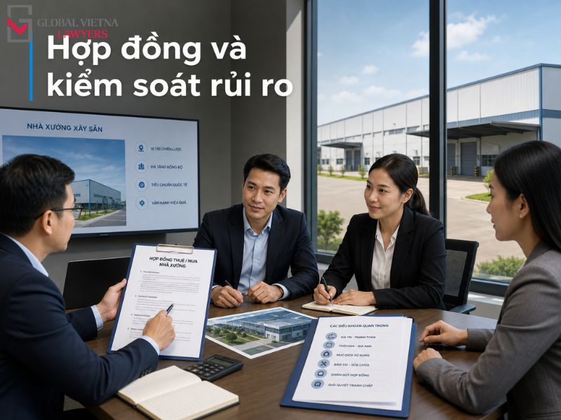 pháp lý kho bãi và nhà xưởng xây sẵn