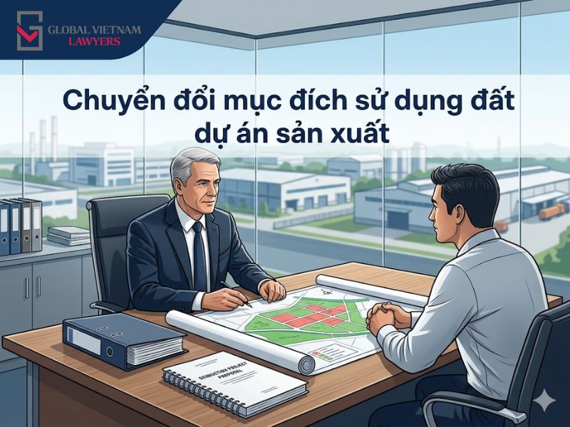 Thủ tục chuyển đổi mục đích sử dụng đất dự án sản xuất