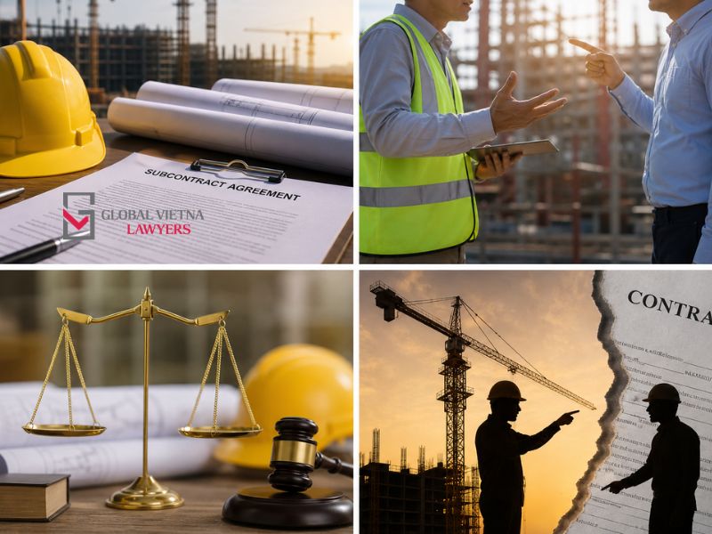 tranh chấp hợp đồng thầu phụ xây dựng