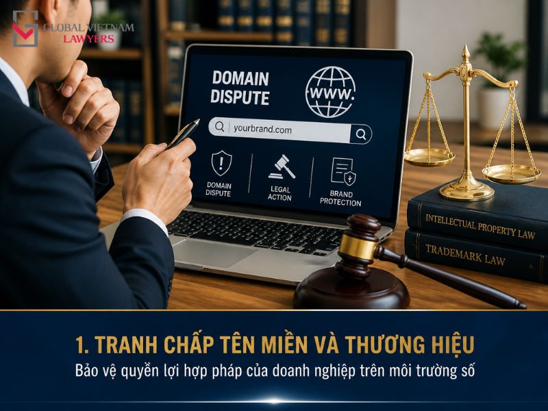 xử lý tranh chấp tên miền và thương hiệu