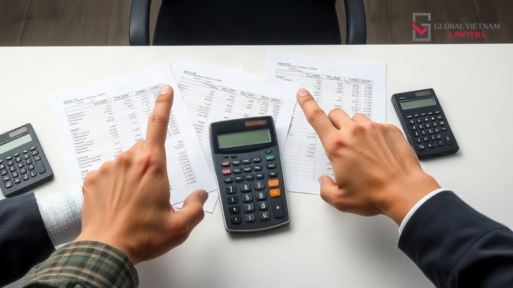 Bàn tay chỉ vào bảng số liệu giao dịch liên kết bên cạnh máy tính bỏ túi để lập hồ sơ quốc gia