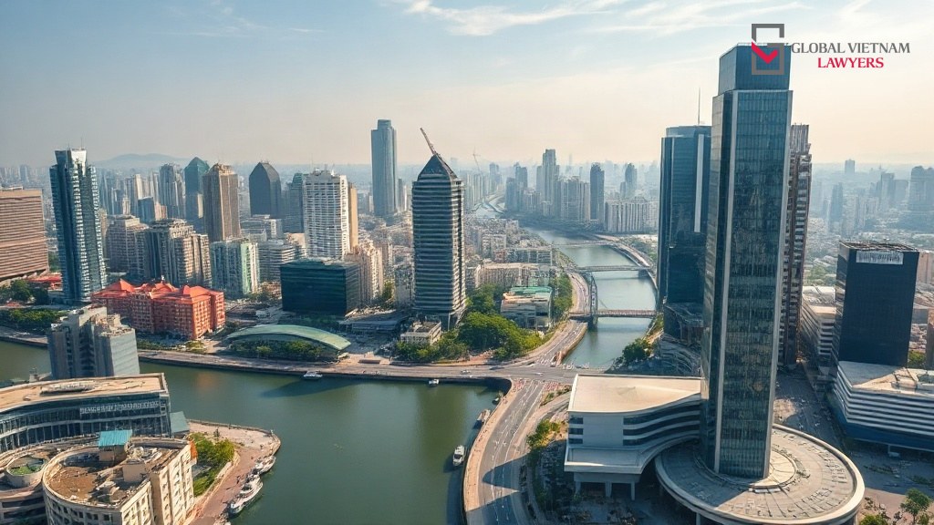 Toàn cảnh thành phố Hồ Chí Minh minh họa đầu tư nước ngoài vào Việt Nam
